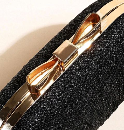 Czarna Torebka Wieczorowa Kopertówka Wizytowa Mała na Arena.pl