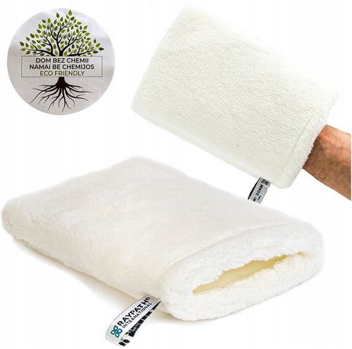 RAYPATH RĘKAWICA BIAŁA DO CZYSZCZENIA NA MOKRO Z NANOSREBREM na Arena.pl