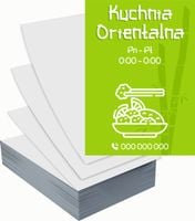 Ulotki A5 reklamowe firmowe 1000 szt projekt w cenie KUCHNIA ORIENTALNA