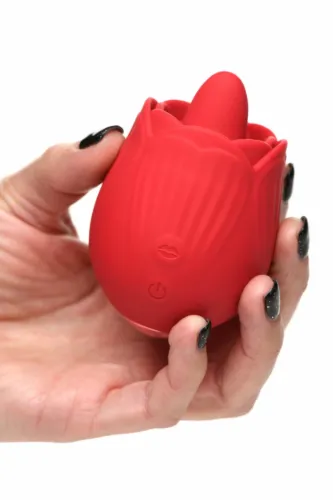 bloomgasm french rose licking & vibrating system czerwony 10 trybow na Arena.pl