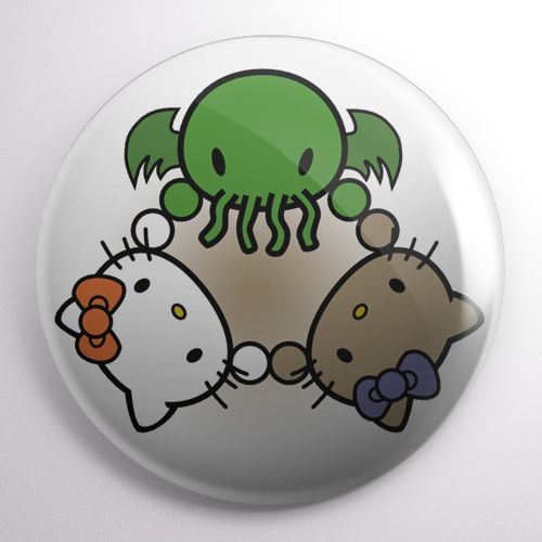 Przypinka Hello Kitty Hello Cthulhu na Arena.pl