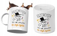 Dla Egzorcysty Zestaw Kubek + Skarbonka Na Prezent Z Nadrukiem Ze Zdjęciem