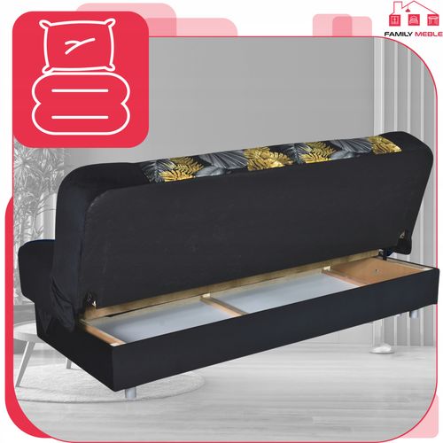 Kanapa sofa Sara Print Duo rozkładana wersalka spania bonell łóżko na Arena.pl