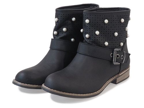 Czarne botki 81532009 40 na Arena.pl