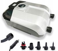 Mocna Pompka Elektryczna z Wyświetlaczem LCD + 5 adapterów do SUP Pontonów