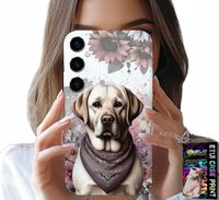 ETUI DO SAMSUNG GALAXY S24 PLUS - PIESEK PIESKI HUSKY PSIE WZORY + SZKŁO