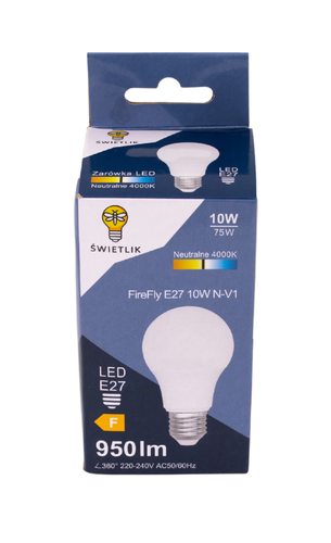 Żarówka LED A60 E27 10W Barwa Biała Neutralna na Arena.pl