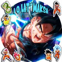 OPŁATEK NA TORT 30CM - DRAGON BALL ANIME + IMIĘ + GRATIS! 24CM 26CM
