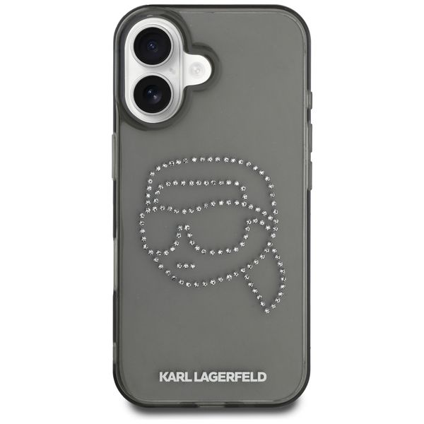 Etui Karl Lagerfeld do iPhone 16, Czarny zdjęcie 3