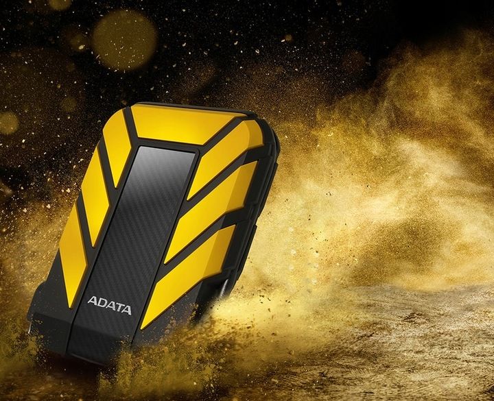 ADATA Durable HD710 PRO Dysk Zewnętrzny 2TB USB3.2 Żółty zdjęcie 5
