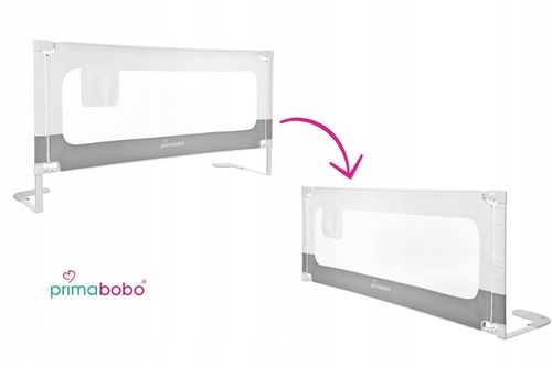 PRIMABOBO Barierka do łózka VELVO 140cm, osłona ochronna dla dzieci na Arena.pl