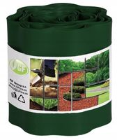 2X OBRZEŻE Ogrodowe TRAWNIKOWE 15cm FALISTE PALISADA Ciemna Zieleń 27m (9mx