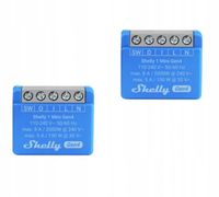 Zestaw 2 Sterowników Shelly 1 Mini Gen4 Zigbee/Matter