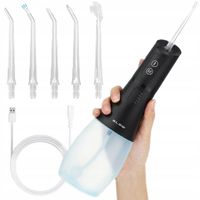 MOCNY IRYGATOR DO ZĘBÓW BEZPRZEWODOWY DENTYSTYCZNY 5 TRYBÓW 400ML + ETUI