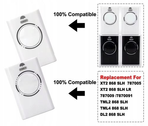 PILOT DO FAAC XT2 868 MHZ SLH LR BIAŁY HQ DO BRAMY GARAŻU SZLABANU 2 Kanały na Arena.pl