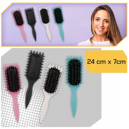 SZCZOTKA DO WŁOSÓW KRĘCONYCH DO LOKÓW DEFINIUJĄCA LOKI MASAŻER WŁOSIE na Arena.pl