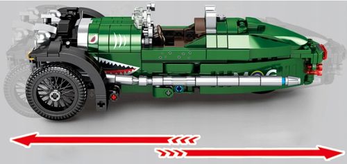 KLOCKI SAMOCHÓD TRÓJKOŁOWY 3 WHEELER MORGAN 487 na Arena.pl