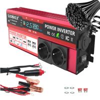 PRZETWORNICA NAPIĘCIA samochodowa SINUS falownik 12V 230V DC-AC 800W/4000W