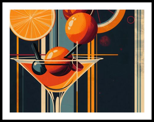Plakat 65x50cm Koktajl w Stylu na Arena.pl