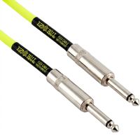 Kabel instrumentalny gitarowy mono JACK 3m Ernie Ball P06414 - zielony