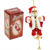 DUŻY MIKOŁAJ OZDOBA WCHODZĄCY PO DRABINIE 100cm BA