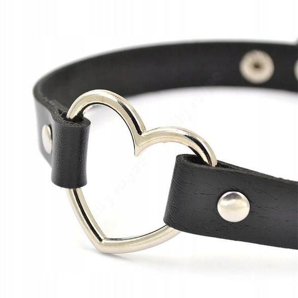 Modny choker Punk Gothic Steam Punk czarny zdjęcie 4