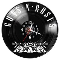 Zegar ścienny z płyty winylowej Guns n Roses 1236.14
