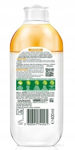 Garnier Dwufazowy Płyn Micelarny Do Demakijażu Z Olejkiem Arganowym 400 Ml na Arena.pl