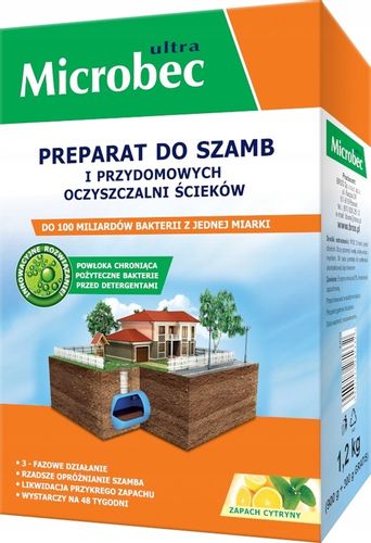 Bakterie do szamba preparat do oczyszczalni 1kg + żel do WC gratis na Arena.pl