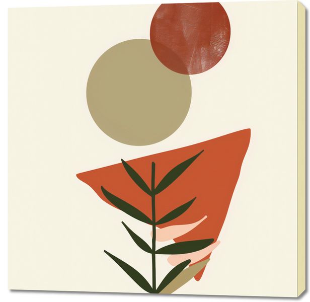 Obraz 100x100cm Organiczne Włókna zdjęcie 1