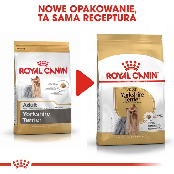 Karma z prebiotykiem dla psów dorosłych Yorkshire Terrier Royal Canin 7,5kg zdjęcie 3