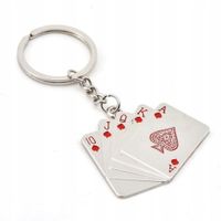 Brelok Poker Królewski Gra Karciana Full Street Karty As Król Dama Kasyno