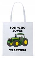Dla Syna Syneczka Prezent Torba Eco Biała Shopper Z Nadrukiem Ze Zdjęciem