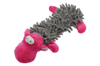 Zabawka pluszowa dla psa szeleszczący hipopotam z piszczałką 24cm