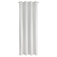 Zasłona na przelotkach welwetowa z diamencikami ARIADNA 140X250 biała