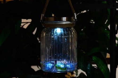 Zestaw 3 lampionów solarnych szklanych na Arena.pl