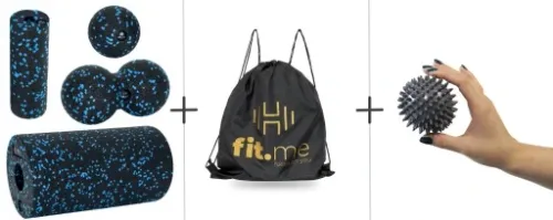 ZESTAW ROLLERÓW DO MASAŻU WAŁEK DUŻY MAŁY PIŁKA POJEDYNCZA DUOBALL EPP 4W1 na Arena.pl