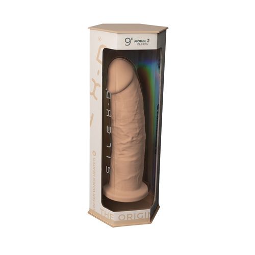 silikonowe dildo 23cm model 2 9" flesh silexd na Arena.pl