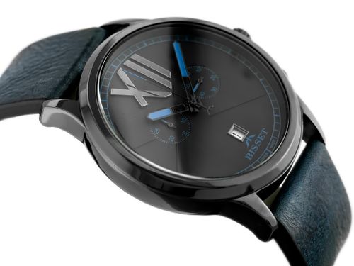 BISSET BSFE89 - CERAMICZNY / CHRONOGRAF (zb074b) na Arena.pl