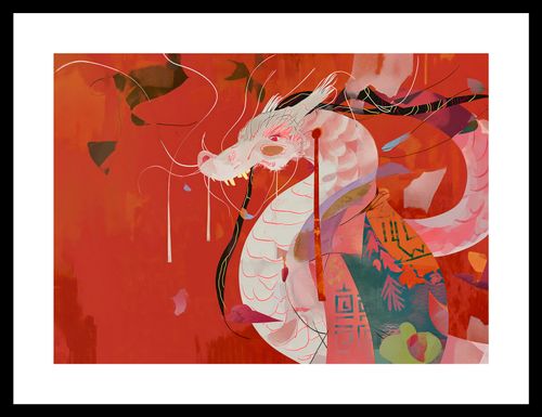 Plakat 35x25cm Orientacyjny Smok na Arena.pl