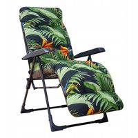 MIX KOLOR Fotel leżak z podnóżkiem MALAGA Plus PATIO 12 KOLORÓW