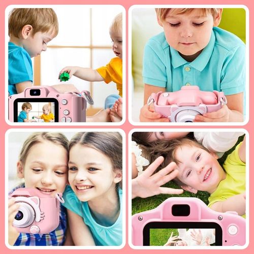 APARAT CYFROWY DLA DZIECI KOTEK Z KARTĄ PAMIĘCI FOTGRAFICZNY + GRATIS na Arena.pl