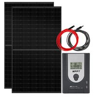 PANEL SŁONECZNY MONOKRYSTALICZNY 680W + REGULATOR ŁADOWANIA 40A