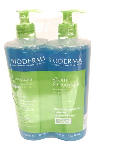 pakiet 2x Bioderma Sebium Gel Moussant na Arena.pl