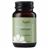 Neem Leaf BIO Miodla indyjska Ekologiczna sproszkowana 340 mg 60 kap Fushi