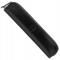 Skórzane Etui Parker Czarne na Długopis Pióro Ołówek