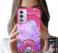 ETUI DO OPPO A80 5G - SŁODKIE DONUTY Z LUKREM W TLE + FOLIA
