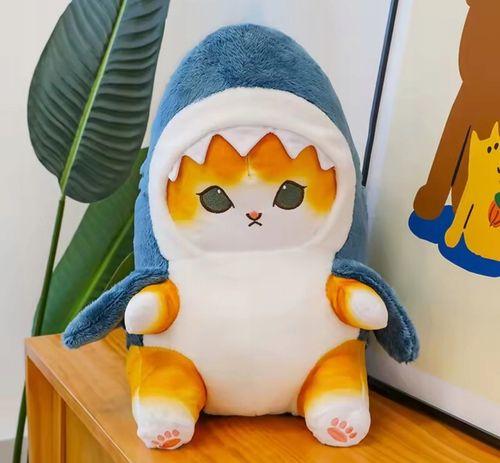 PLUSZAK MASKOTKA KOT REKIN PLUSZAK PRZYTULANKA 45CM na Arena.pl