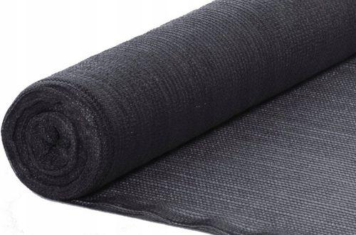 SIATKA CIENIUJĄCA 1,5x50m OSŁONA MASKUJĄCA NA OGRODZENIE PŁOT 75% GRAFITOWA na Arena.pl