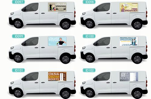 Reklama Naklejka na samochód RÓŻNE WZORY do wyboru UBEZPIECZENIA na Arena.pl